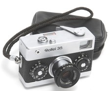 Rollei 35 chrome w. Tessar 3.5/40mm Singapore made FOR PARTS