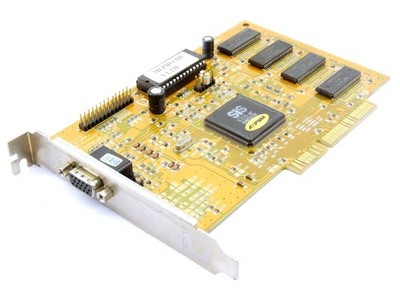 S-TECH 3D Pro SiS 6326 GPU Chip 8MB EDO-DRAM Video Board Retro VGA Grafikkarte