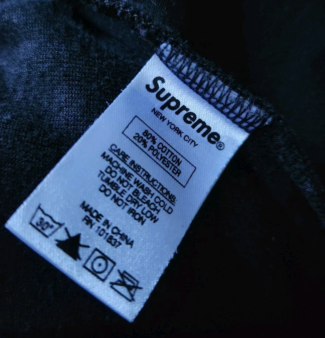 FW17 Supreme Velour Warm Up Pant + Crewneck Set black size S small & M Medium thumbnail 13