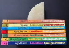 7x Buch Leselöwen Geschichten Kinderbücher 1980er Loewes Verlag Vintage