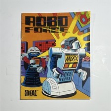 Ideal Robo Force Action Figure Booklet Maxx Blazer 1984 Robots Sci-Fi
