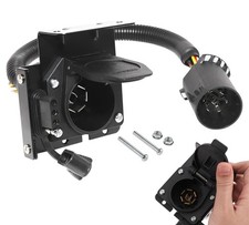 7 Way Trailer Wiring Harness 4 Way Flat Plug Kits For Chevy Silverado 1500 2500