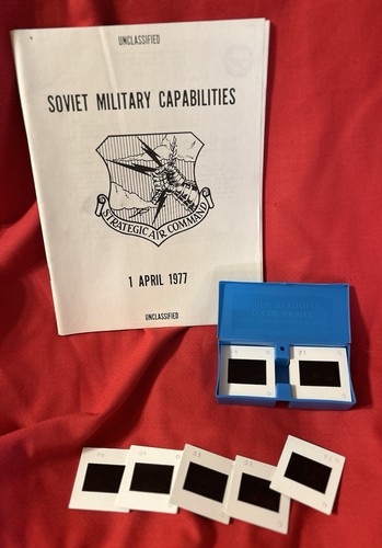 Soviet Military Capabilities 1977 Unclassified Briefing With 37 Slides - SAC