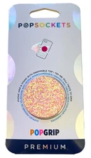 PopSockets Premium PopGrip Sparkle Rose Phone Grip & Stand Swappable Top