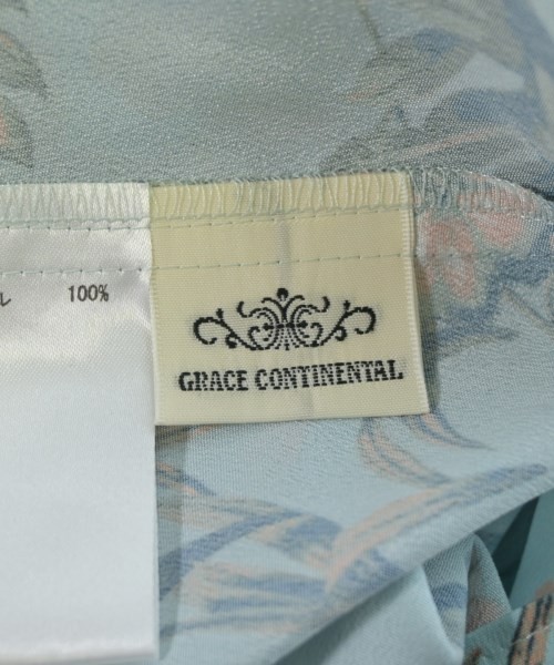 GRACE CONTINENTAL Blouses Light bluexOrangexKhaki… - image 3