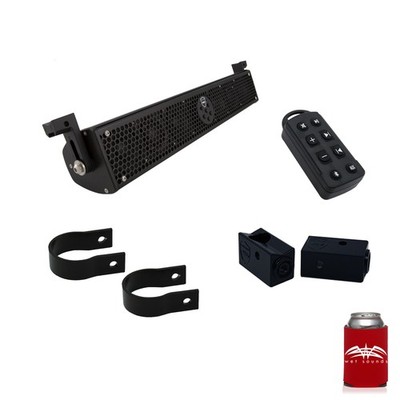 Wet Sounds Stealth 6 Ultra HD UTV Kit Slider bracket and Round 1.5'' Tube clamp