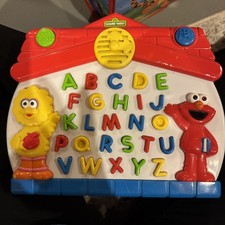 Tyco Sesame Street Alphabet Elmo Big Bird Interactive toy Vtg 1997 Works