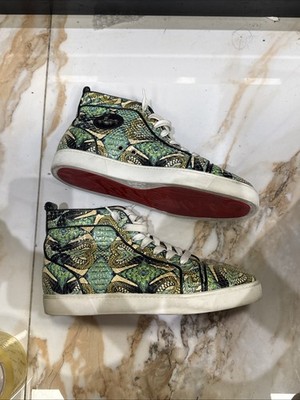Christian Louboutin Louis Flat Phyton Inferno