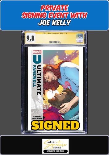 AMAZING SPIDER-MAN #26 R.B. SILVA ULTIMATE  CGC SS JOE KELLY SIGNED PRESALE