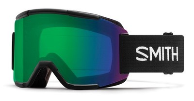 SMITH OPTICS SQUAD Ski- Snowboardbrille Black - Green Mirror Everyday NEU