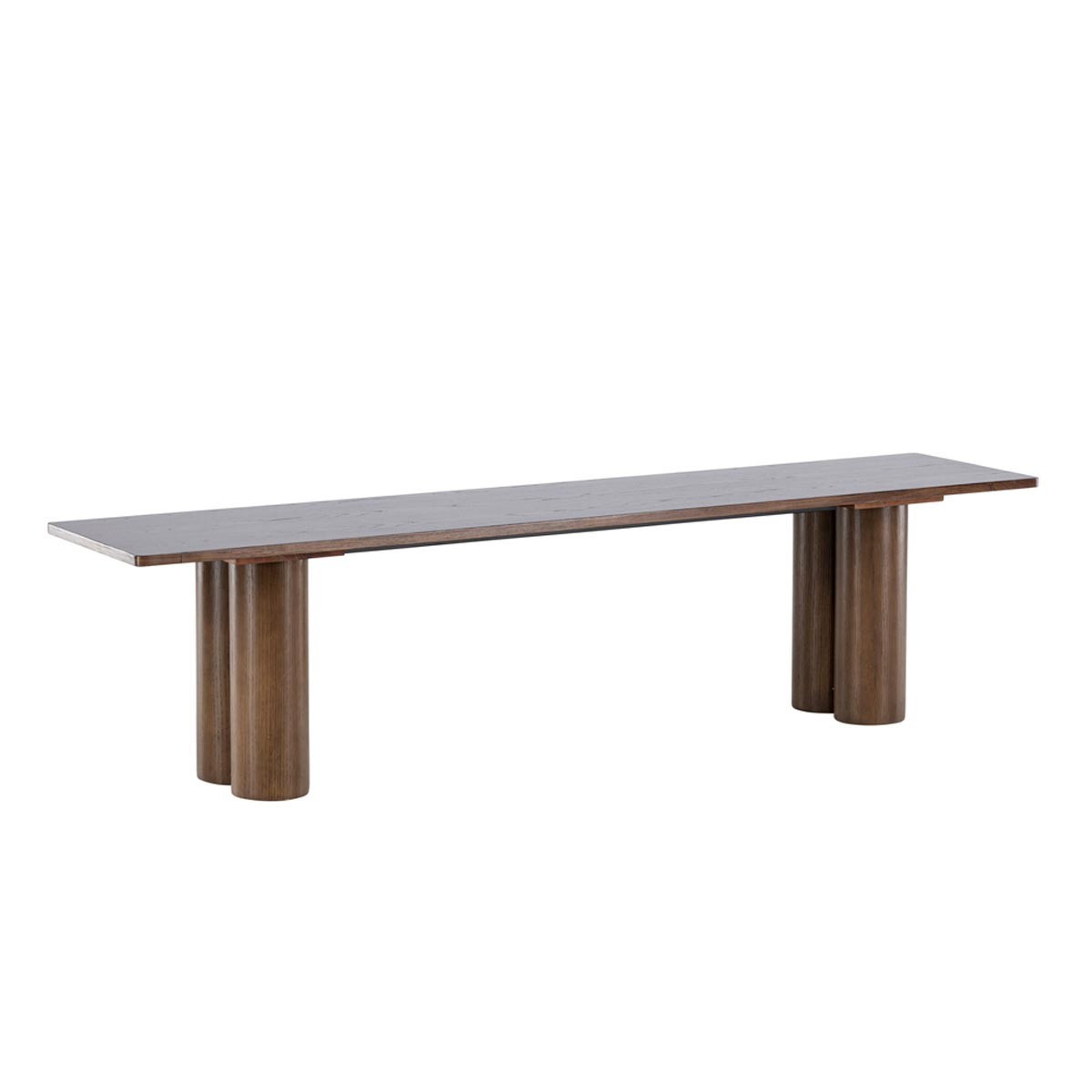 Banc gain de place Olivia 180cm moka pour optimiser la salle à manger