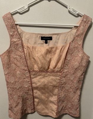 Y2k Julio Studio Size 8 Pink Corset Style Top