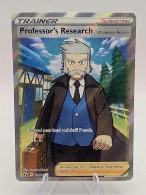 Professor's Research 150/159 Pokemon Crown Zenith Full Art Ultra Rare Holo NM