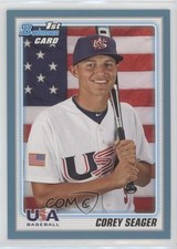 2010 Bowman Draft Draft Picks Blue 110/399 Corey Seager #BDPP108 7xr