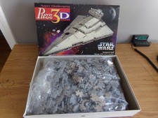 MILTON BRADLEY STAR WARS 3D PUZZLE IMPERIAL STAR DESTROYER NEW IN BOX