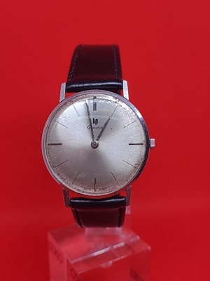 Herrenuhr LIP GENEVE Ganzstahl Läuft Mechanische Uhr + Box 