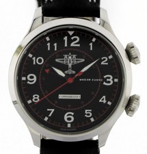 Poljot Moscow Classic Aeronavigator Alarm Wecker Herrenuhr limited Edition Ø45mm