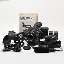 Canon EOS C100 Mark II Digital Cinema Camera EF Mount Compact Lightweight Video