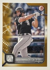 2022 Bowman JOSE ABREU Gold #20/50 Chicago White Sox