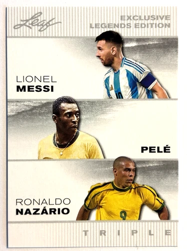 Ronaldo Nazario Brazil * 2024 Special Release Triple Edition #ELE-16 Soccer Card