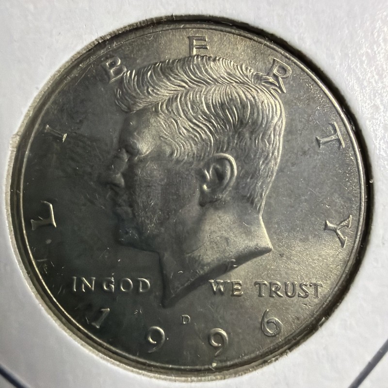 1996 D Kennedy Half Dollar Gem BU CN-Clad Ka187