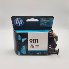 HP 901 Tri Color Ink Cartridge CC656AN Genuine OEM New Open Box Exp Aug 2020