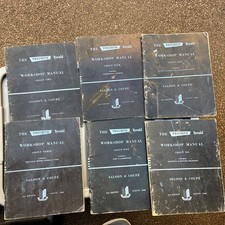 Triumph Herald Saloon & Coupe 1959/60  Workshop Manuals Complete Set Of 6