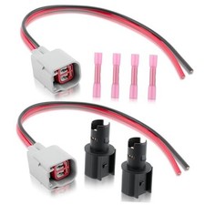 Side Marker Light Park Lamp Bulb Socket Pigtail Connector Harness Fit for Ford