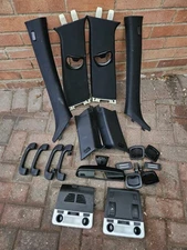 BMW E91 Estate Touring M Sport Black Roof Trim Set Pilars ABC Grab Handle Light