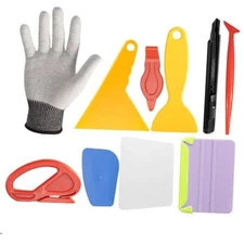 10 Pcs Car Vinyl Wrap Tools Kit for Color Change, Auto Film Application 10 PCS