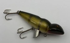 Vintage Creek Chub Jigger In Special Order Color  Perch! Non-catalogued! Rare!