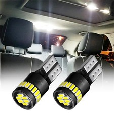 White Error Free T10 LED 2835smd Interior Wedge Light Bulb W5W 194 168 1/2set