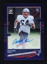 2020 Donruss Optic Rookies Purple Stars Prizm 32/35 Dalton Keene #147 Auto 14t3