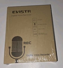 EVISTR L157 Digital Voice Recorder 16 GB Playback Dictation Voice Active NEW 3J