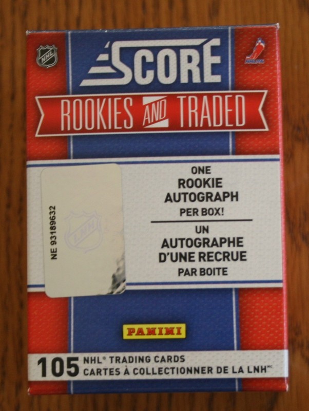 2010-11 SCORE ROOKIES & TRADED HOCKEY SET 105 OPENED - BYRON RC AUTOGRAPH