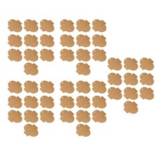 10/50Pcs Latches Closure Design Heart Clasps Cardboard Envelope, 4x6 Inch Brown