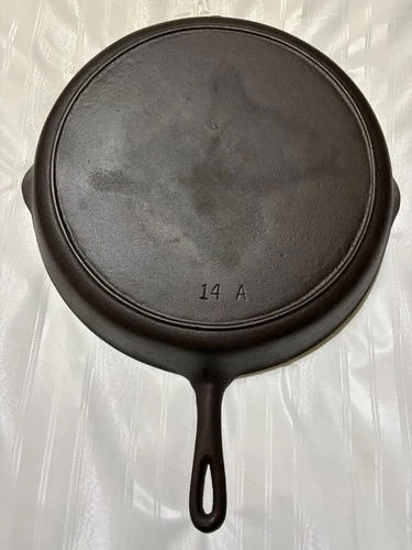 Birmingham Stove & Range #14A Red Mountain Cast Iron Skillet Vintage Pan