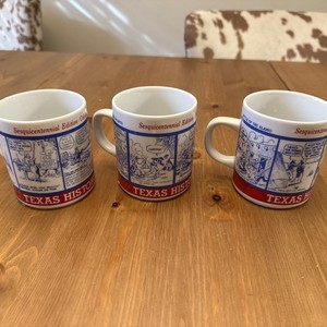 Three Texas History Movies Sesquicentennial Mugs
