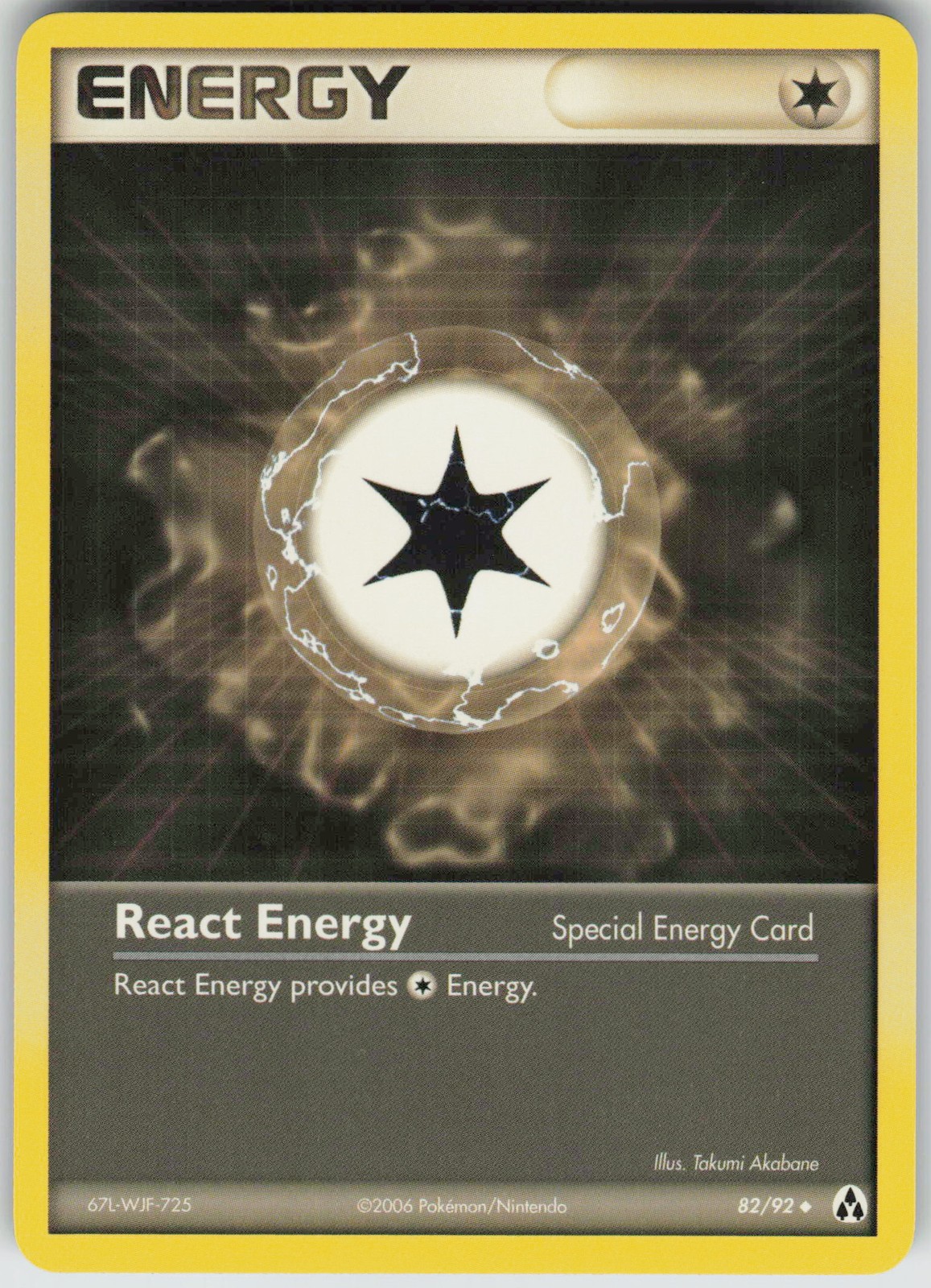 Pokemon React Energy 82/92 Legend Maker Uncommon NM