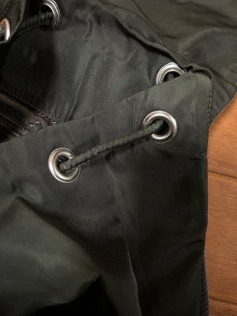 PRADA Nylon Backpack Dark Brown Adjustable Strap Flap Closure Authentic thumbnail 9