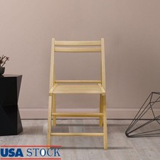 Wooden Folding Chairs Set 2 Weddings Parties Events Storage Indoor Outdoor New