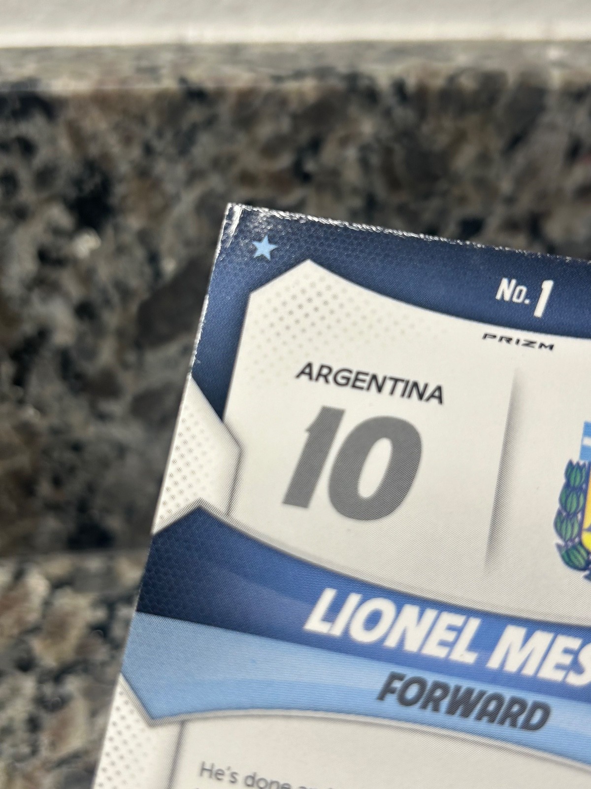 LIONEL MESSI 2014 PANINI PRIZM FIFA WORLD CUP STARS SILVER PRIZM #1 SP ARGENTINA view 3