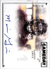 2014 Press Pass Gameday Gallery Silver #GGMG2 Marion Grice/150 Auto - FB
