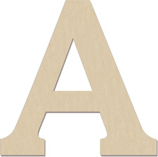 12 Inch Large Wooden Greek Letters, Unfinished Big Wood Letters for Wall Decor,