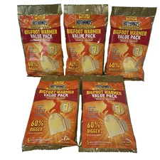 HotHands Toe Warmers Bigfoot 60% Bigger  (5 packs of 5 Pairs)
