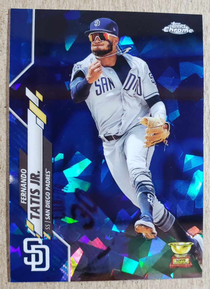 2020 Topps Chrome Sapphire Fernando Tatis Jr. #168 San Diego Padres