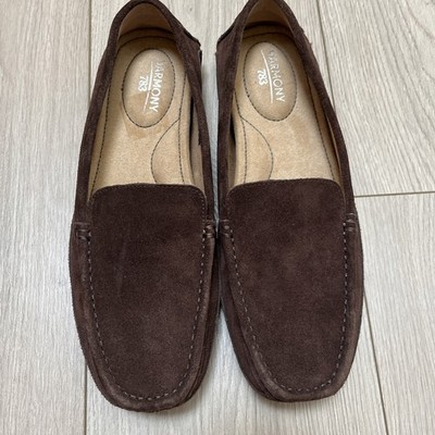 Harmony 783 Men s Genuine Leather Brown Suede Grounding Driver Shoes 8/41/ NEW!