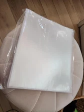 12 Pack 8" x 10" Rigid Print Protectors Clear Hard Plastic Page Sheet Protectors