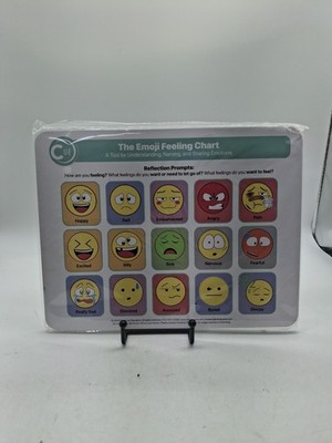 Cue Circle Up Emoji Emotions Chart 10-Pack   8.5x11  Brand New 2 Sided