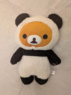 Rilakkuma bear Plush Panda Custome Japan 2017 Stuffed Limited Exclusive San-X